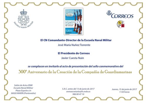 2017-04-28. Efemérides. 300 Aniversario Real Compañía de Guardiamarinas. Presentación. 2017-06-15. Baja.jpg