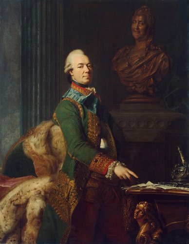 Retrato del conde Zakhar Chernyshyov (1776), de Alexander Roslin. Óleo sobre lienzo, 142 x 116 cm