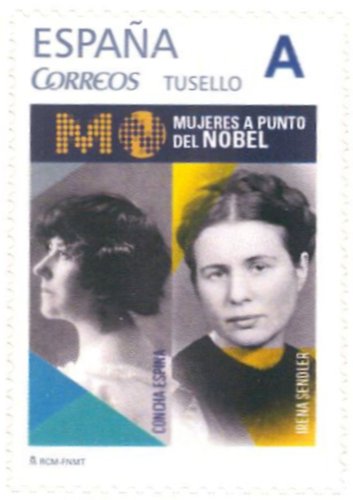 Sello personalizado. Madrid. 2017-01-11. Mujeres a punto del Nobel.jpeg