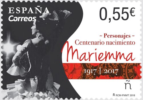 2018-06-18. Personajes. Centenario del nacimiento Mariemma. Boceto.jpg