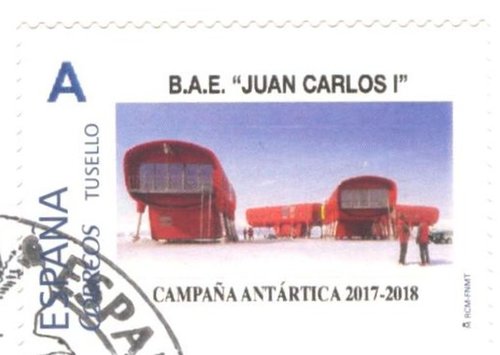 Matasellos turístico. Base Antártica Española Juan Carlos I. 2018-02-06. Sello personalizado. Baja.jpeg