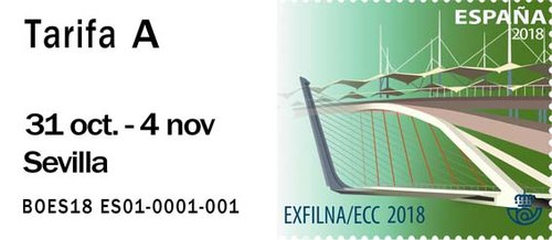 Sevilla. 2018-10-31 al 04-11. Exfilna 2018. Emisiones postales. 12.jpg