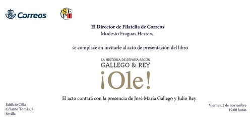 Sevilla. 2018-10-31 al 04-11. Exfilna 2018. ECC2018. Invitación a la presentación del libro. Gallego y Rey. 2018-11-02. Baja.jpg