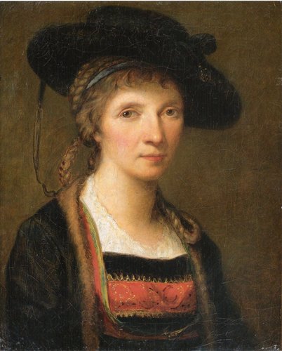 Angelika Kauffmann. Autorretrato en traje de Bregenzerwald (1781)