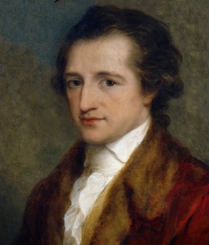 J. W. Goethe, retratado por Angelika Kauffmann