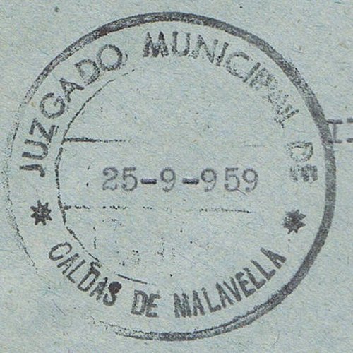 CALDAS de MALAVELLA (Gerona) 1959