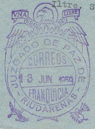 RIUDARENAS (Gerona) 1959
