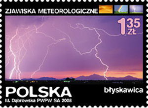 Sello de Polonia emitido en el año 2008