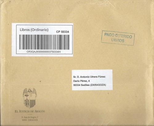 El Justicia de Aragon - Pago diferido libros - Etiqueta Libros ordinario.jpg