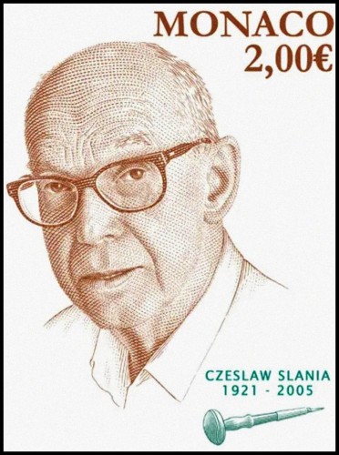 Imagen promocional del sello calcográfico de Slania diseñado y grabado a buril por Martin Mörck, y que tiene previsto emitir Mónaco el próximo 17 de junio
