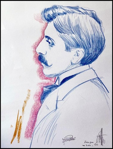 Marcel Proust. Estudio preliminar de diseño de Cyril de La Patellière