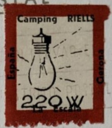 Camping Riells luz
