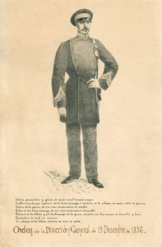 z Orden de la Dirección General de Correos de 19 de diciembre de 1856 el uniforme de reparto de cartero urbano de 1856,.jpg