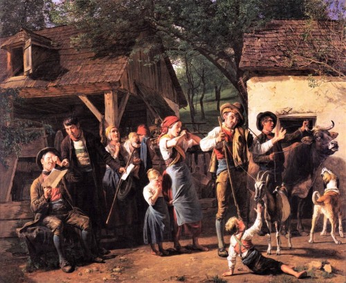 Pintura “Die Pfändung” (1847), obra de Ferdinand Georg Waldmüller