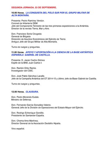 Madrid. 2015-09-22 y 23. Jornadas Antárticas. Programa de actos definitivo. Página 3. Baja.jpg