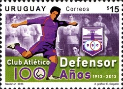 Club Atlético Defensor (1913-2013). Emisión: 2013.